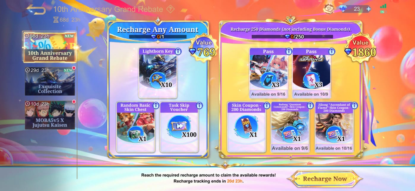Event Recharge